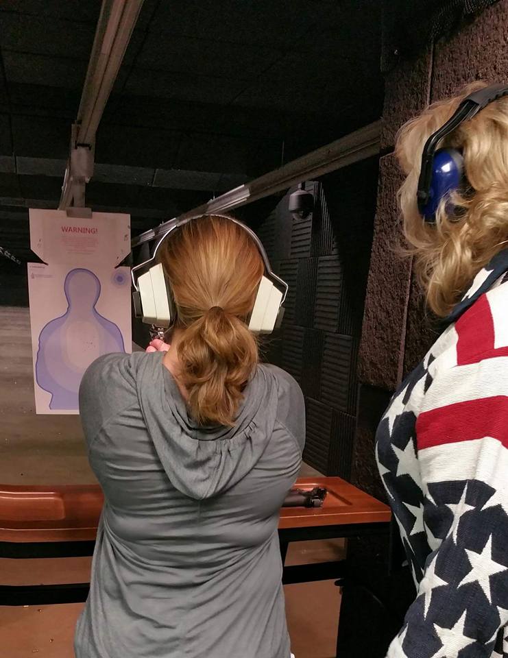 Chris Kellett Minnesota Permit to Carry Womens Basic Beginner Handgun training class Mills Indoor Shooting